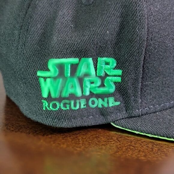 New Era X Star Wars Rogue One Death Trooper Darth Vader Hat Black Green SnapBack - Picture 6 of 12